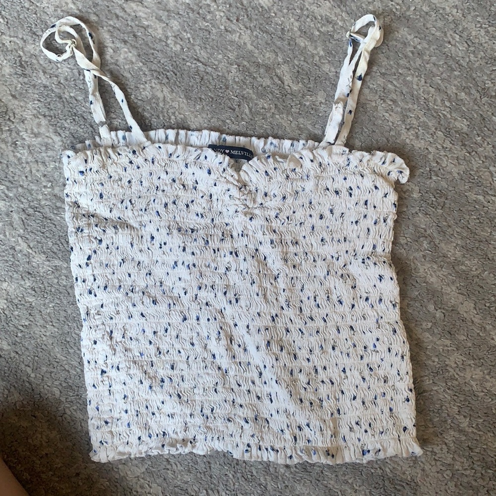 Brandy Melville Smocked Tank